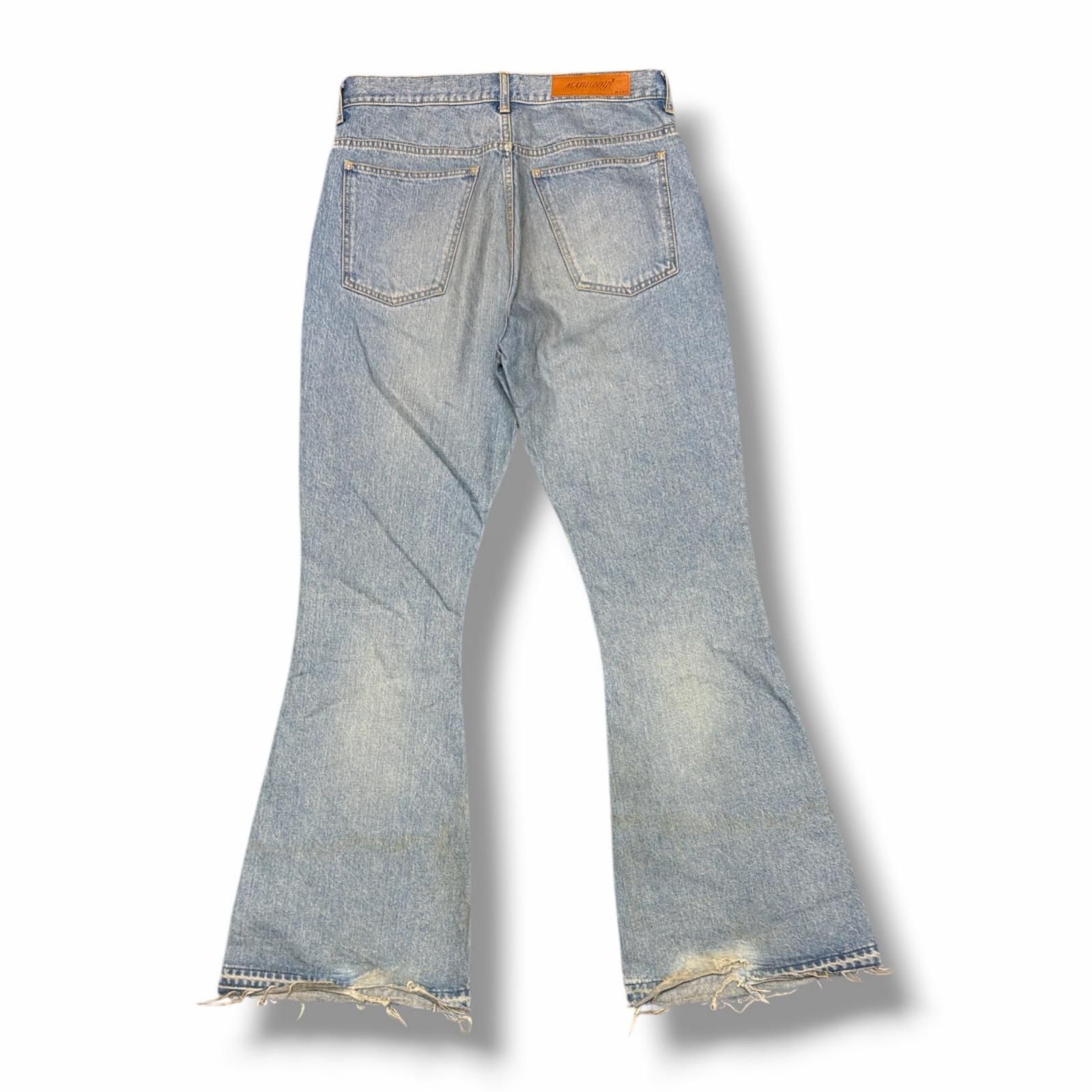 MASU ”MASU BOYS” EMBLEM BELL-BOTTOM JEANS MASUボーイズエンブレム