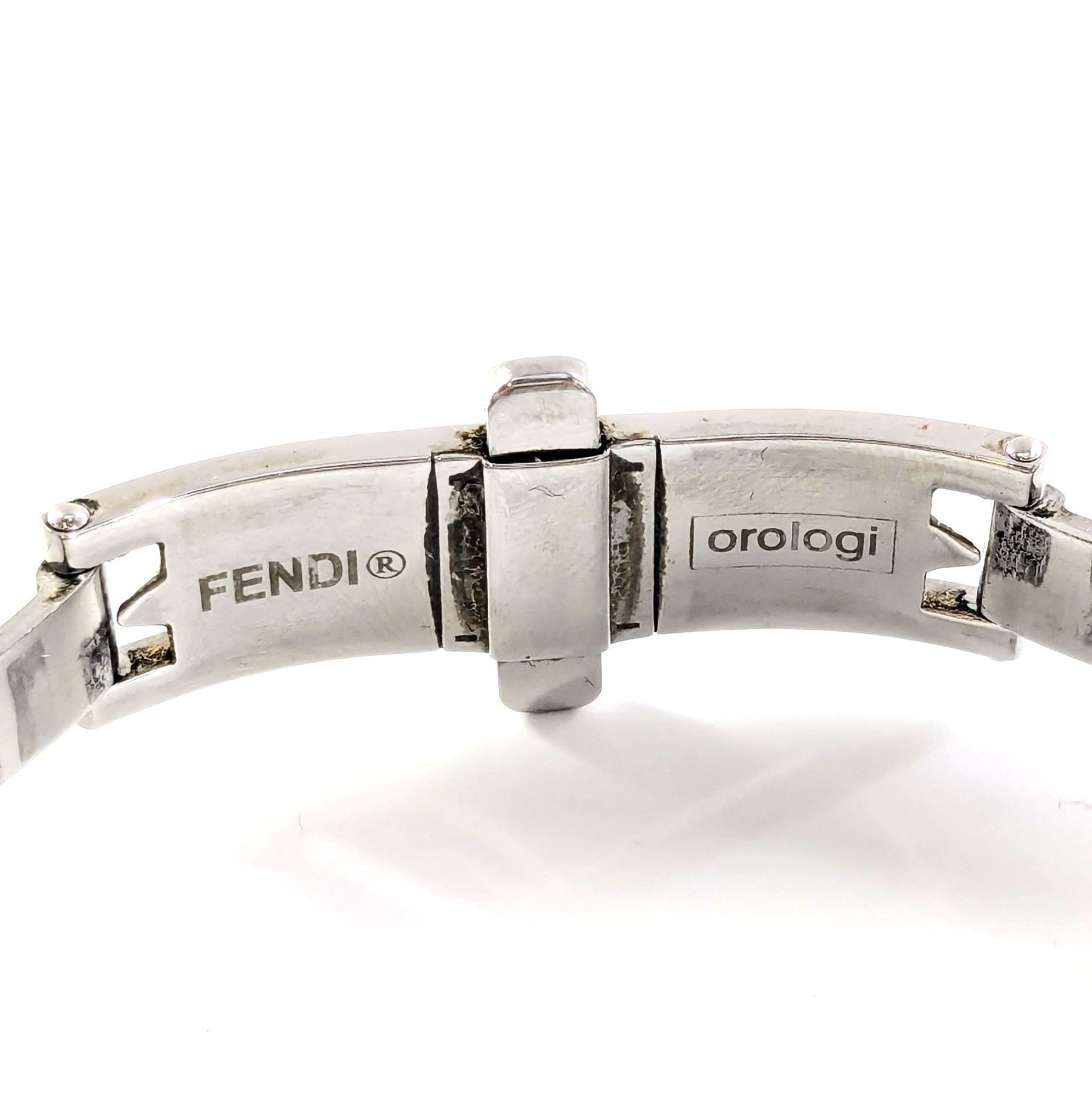 FENDI フェンディ 6000L オロロジ SS/QZ シルバー文字盤 メンズ腕時計