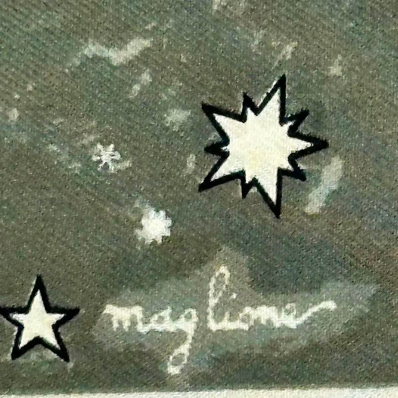 HERMES エルメス スカーフ シルク L'Annee des Etoiles星の年 ダーク