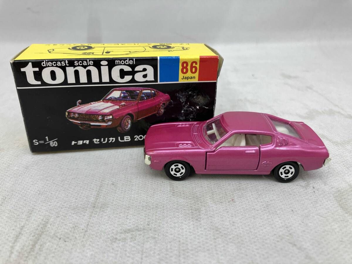 現状品 トミカ No.86 トヨタ セリカ LB 2000GT(パｰプル) 復刻版黒箱