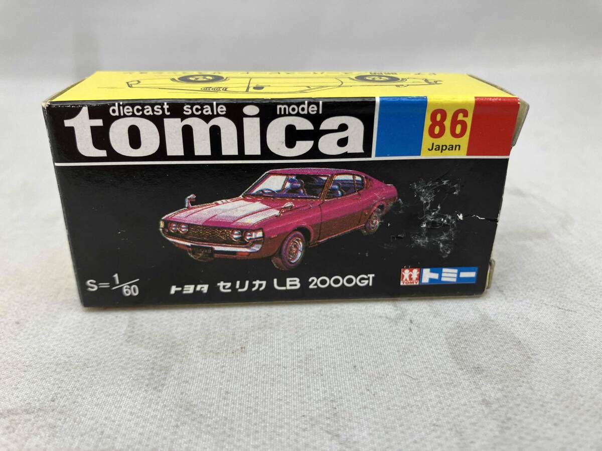 現状品 トミカ No.86 トヨタ セリカ LB 2000GT(パｰプル) 復刻版黒箱