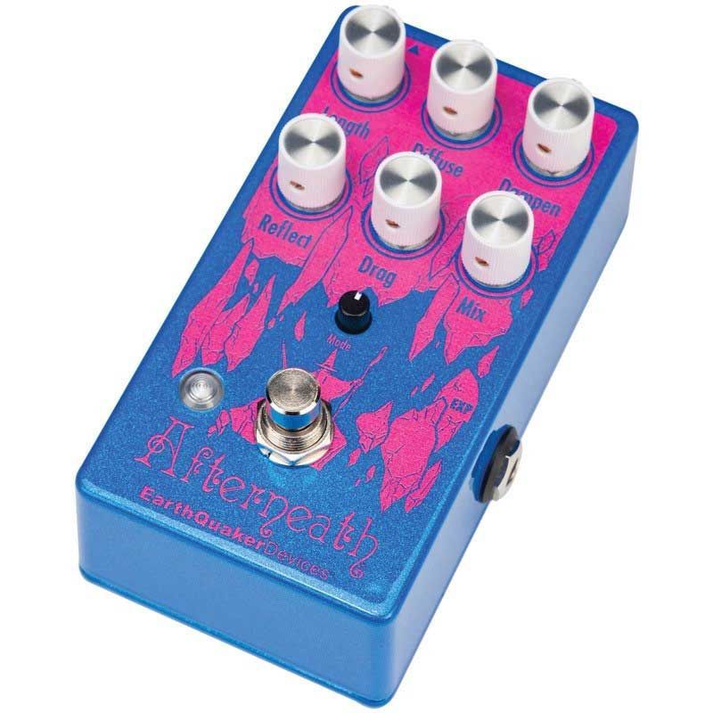 箱ボロ特価】EarthQuaker Devices Afterneath Blue Magenta 限定カラー