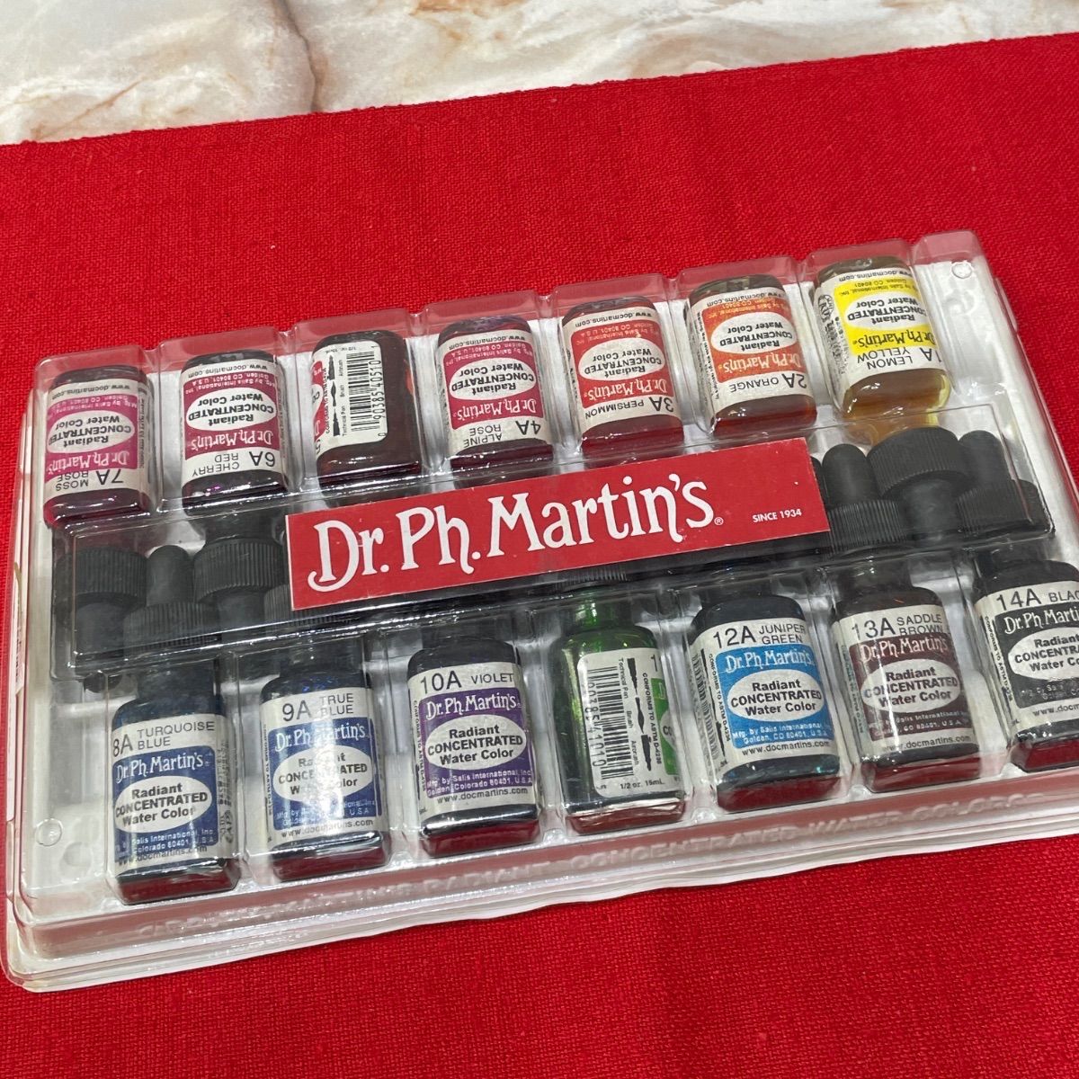 Dr. Ph. Martin's ドクターマーチン カラーインクセット 14色 画材 美