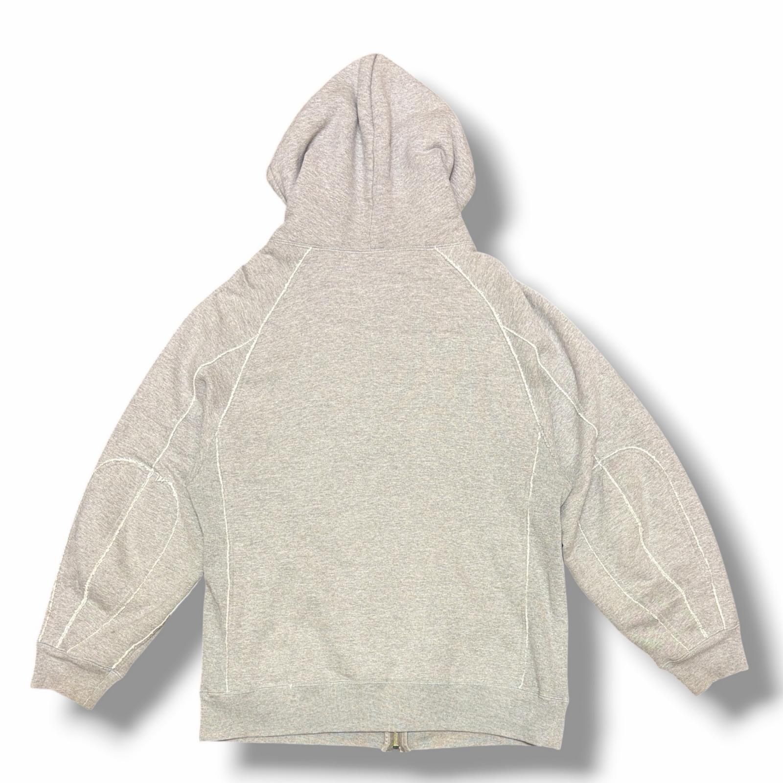 SUGARHILL 21AW ZIP-UP RAW EDGE HOODIE ジップアップローエッジ 