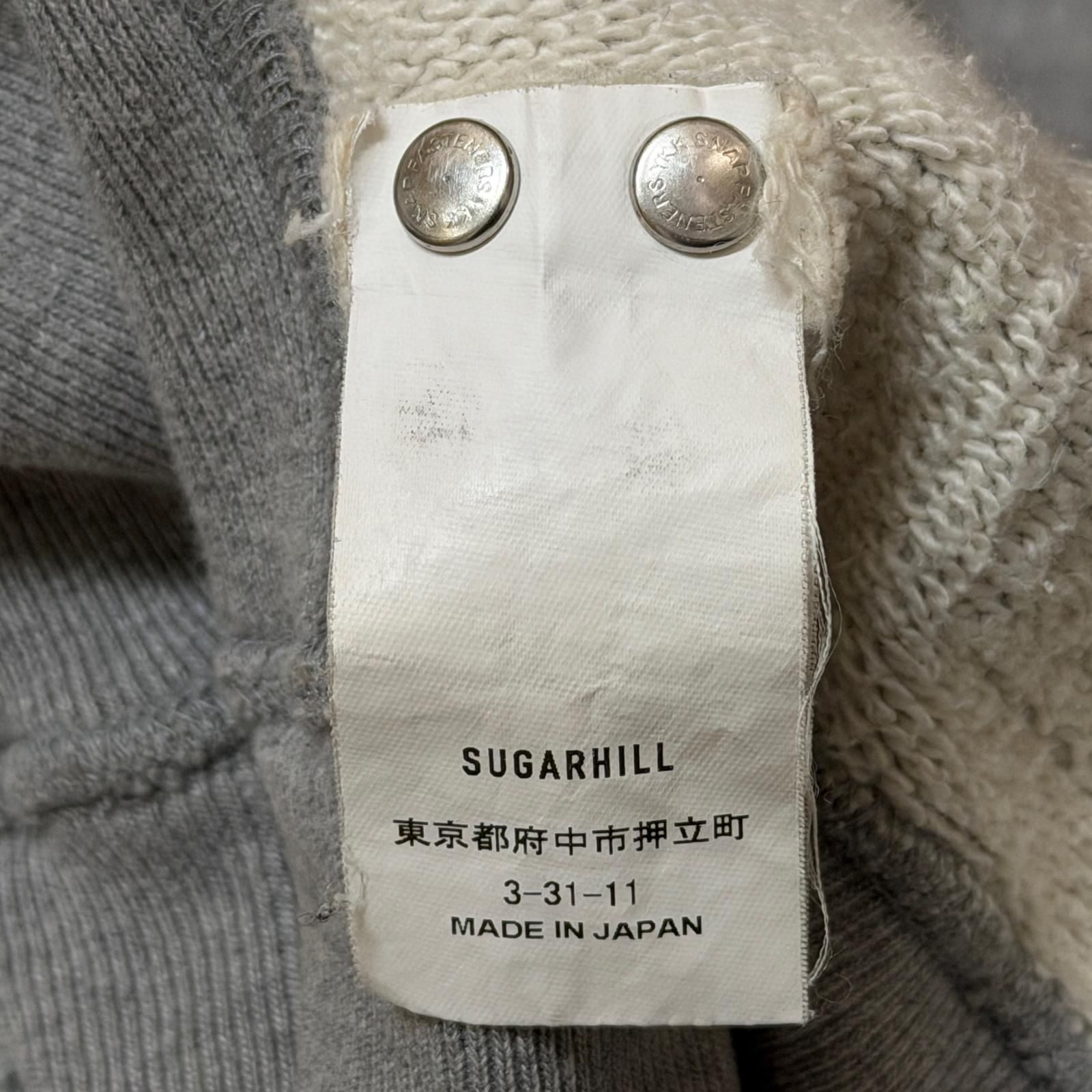 SUGARHILL 21AW ZIP-UP RAW EDGE HOODIE ジップアップローエッジ 