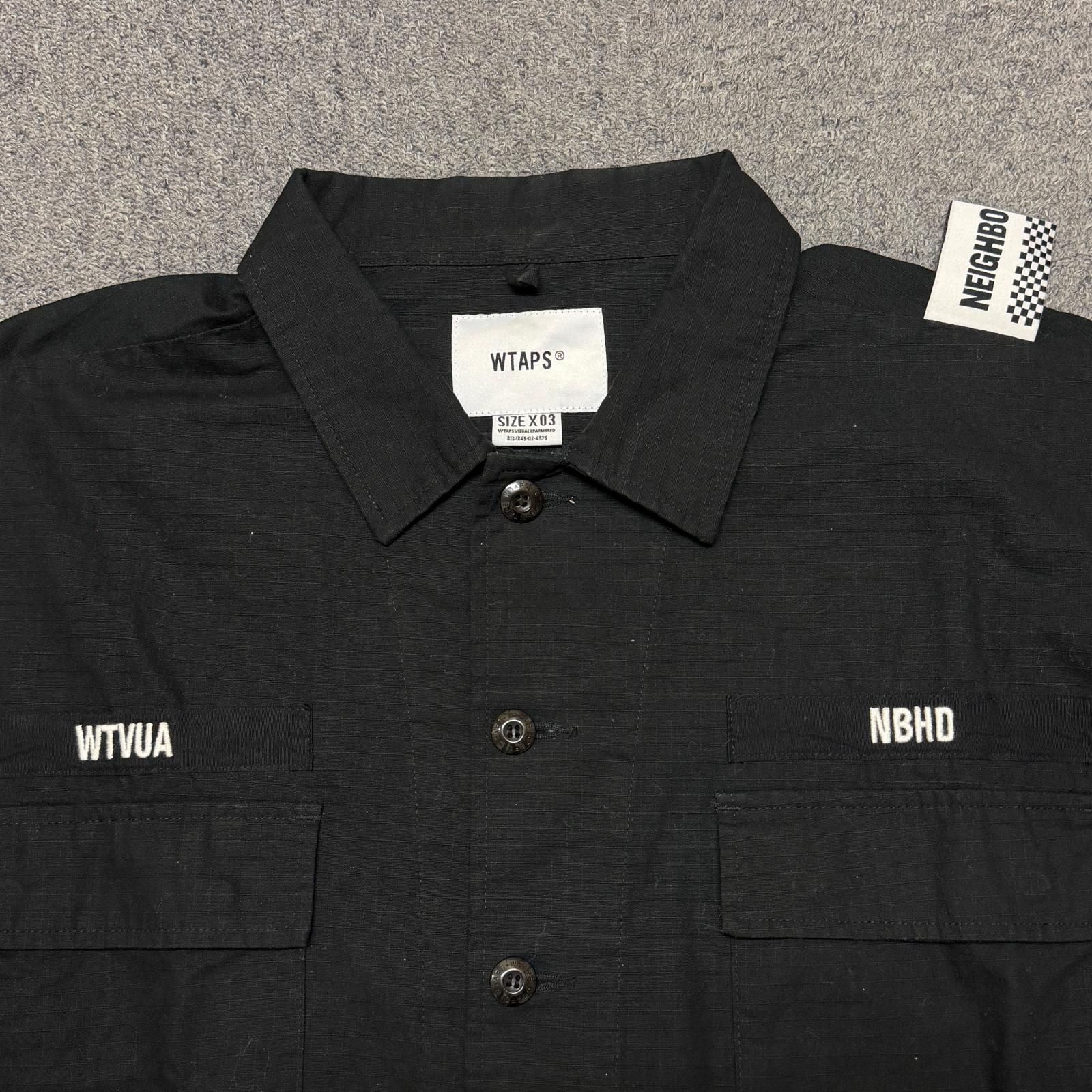 キ*ン様 NEIGHBORHOOD 長袖シャツ　ワークシャツ　wtaps WTAPS × NEIGHBORHOOD 19AW JUNGLE LS / SHIRT ジュングルファティーグ