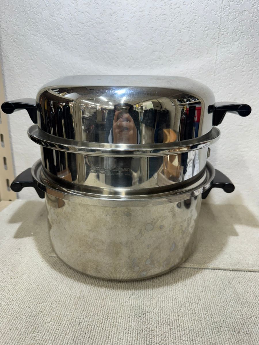 ☆中古 保管品 キッチンウェア 台所 雑貨 鍋 両手鍋 アムウェイ Amway