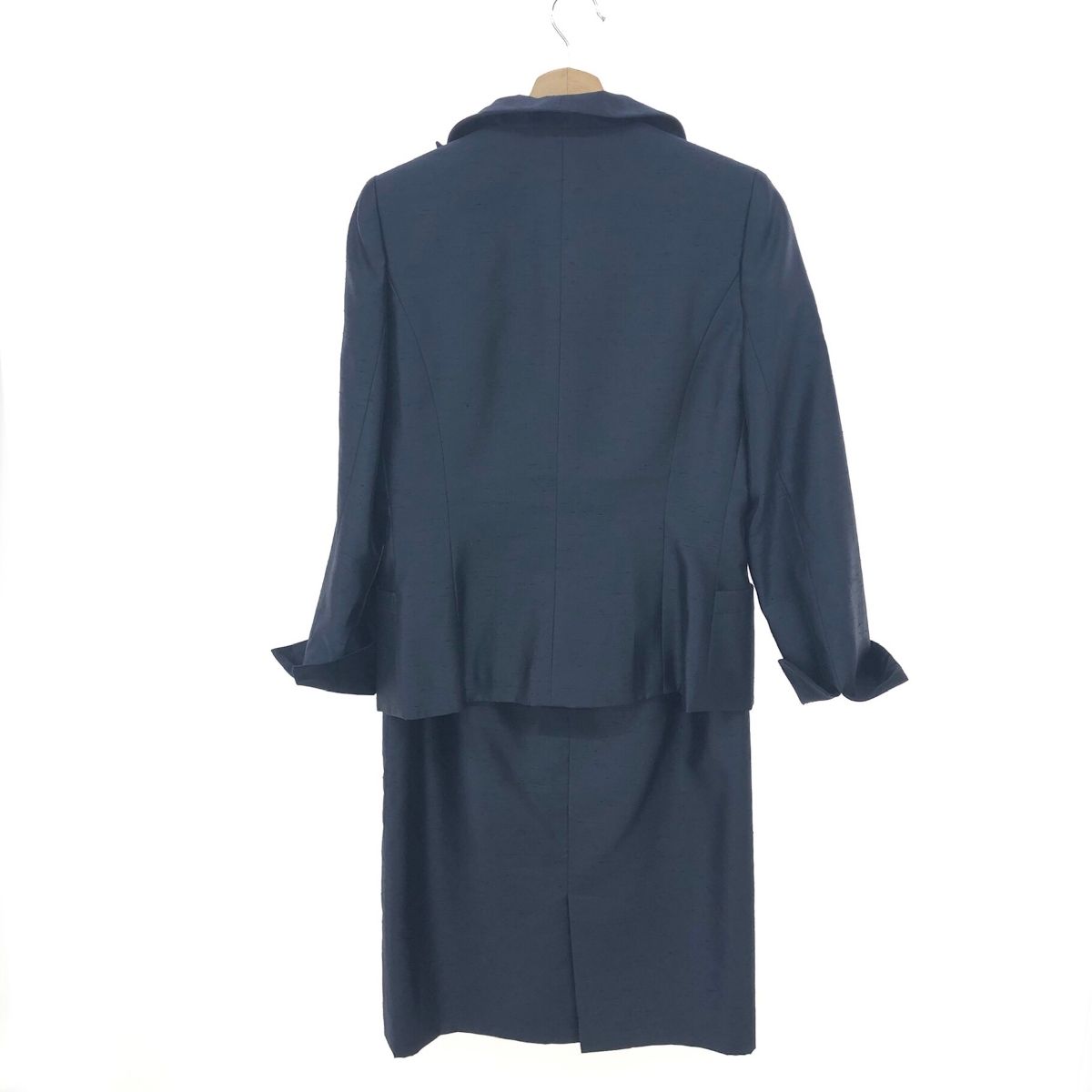 HANAE MORI PARIS　ジャケット　濃紺　38 HANAE MORI ハナエモリ ジャケット×スカート サイズ:38 フォーマル