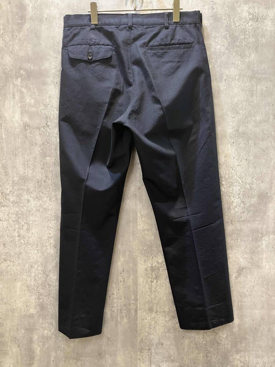 02SS COMME des GARCONS HOMME ドット柄パンツ size M ネイビー
