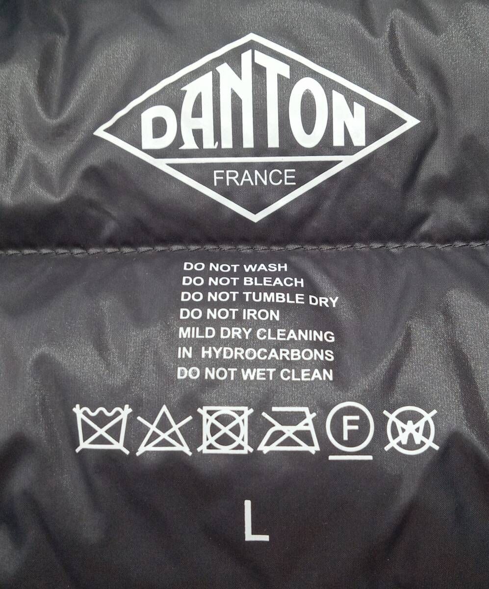 DANTON ダントン ダウンジャケット サイズ L ネイビー 無地 KW22-113