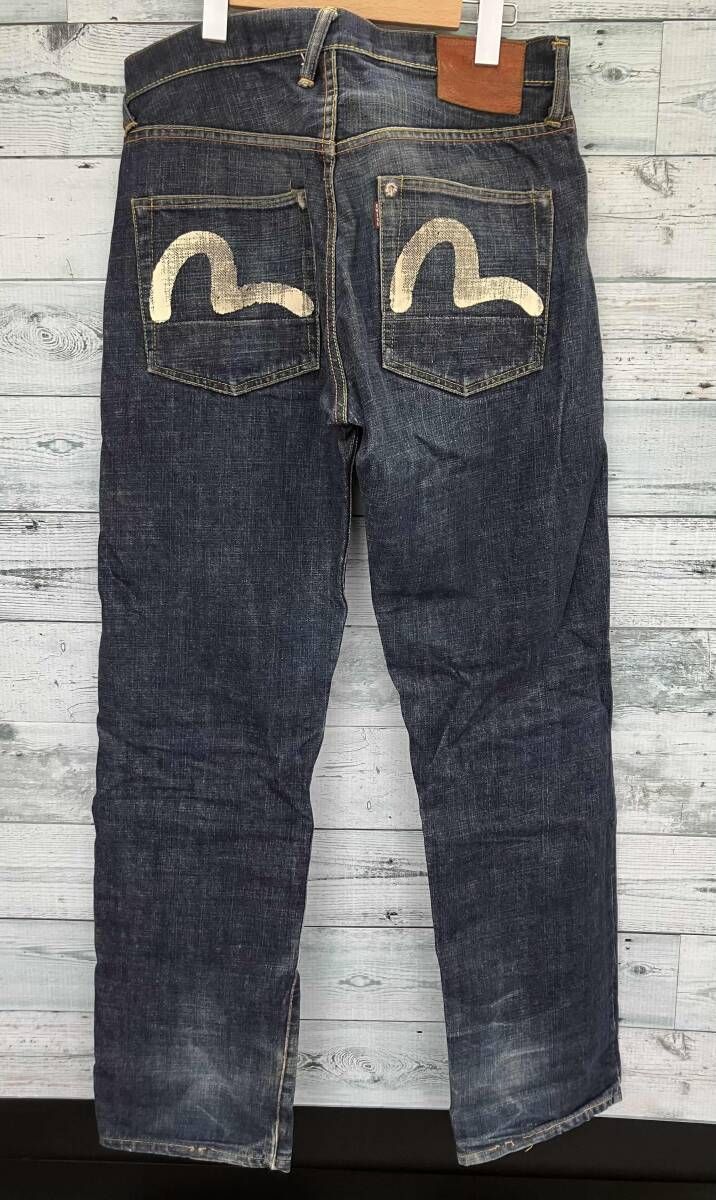 EVISU エヴィス カモメペイントデニムパンツ W32×L35 白カモメ No.2