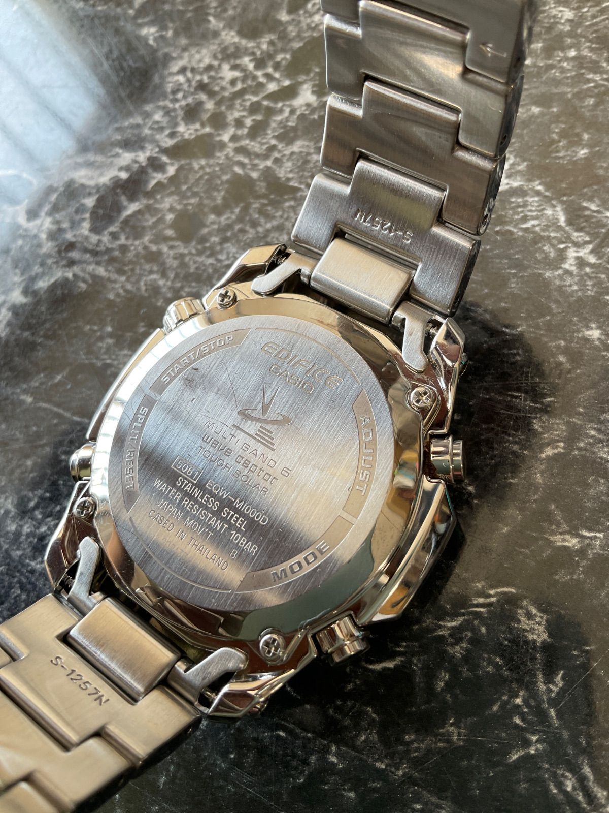 CASIO カシオ エディフィス EQW-M1000D 電波ソーラー 腕時計 - メルカリ