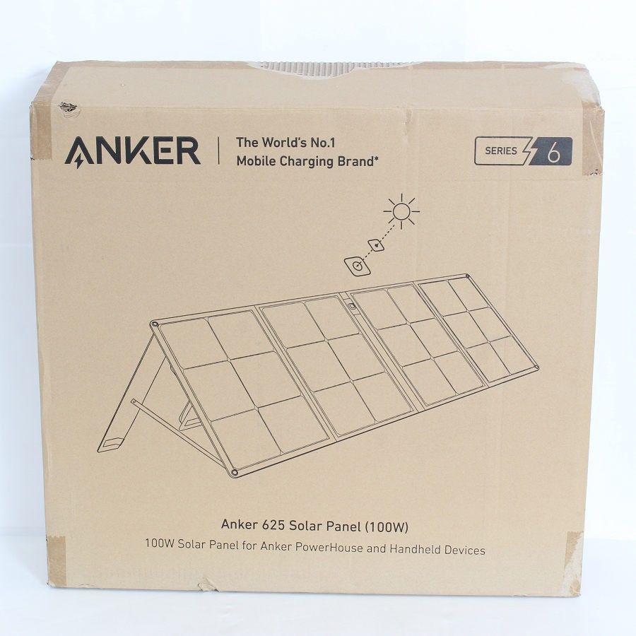 【新品/訳あり】Anker 625 Solar Panel 100W A2431031 ブラック ソーラーパネル ソーラーチャージャー アンカー 本体