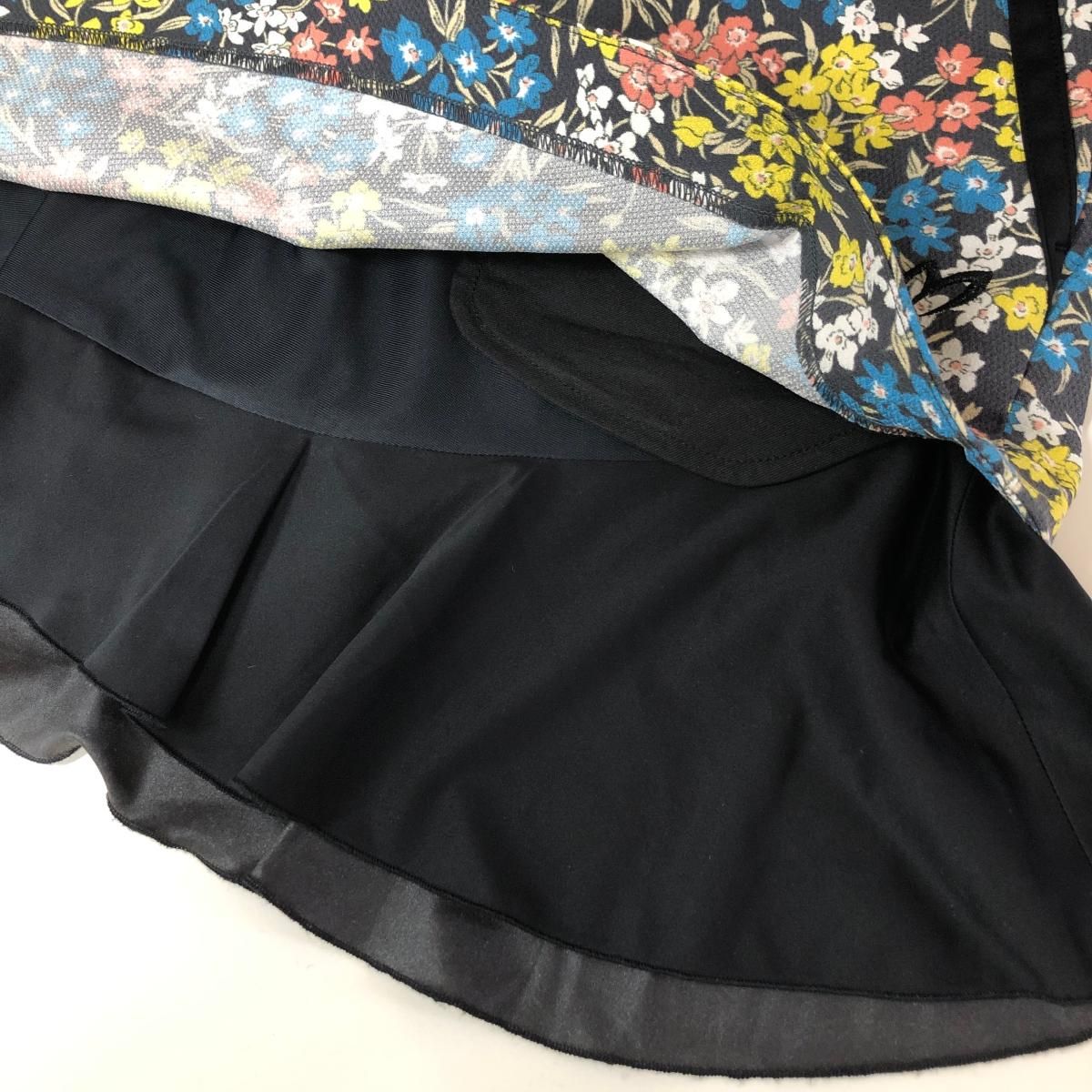 超美品】マスターバニー×LIBERTY スカート ブラウン×マルチカラー 花柄
