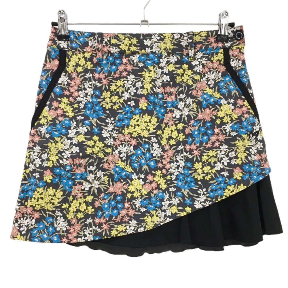 超美品】マスターバニー×LIBERTY スカート ブラウン×マルチカラー 花柄