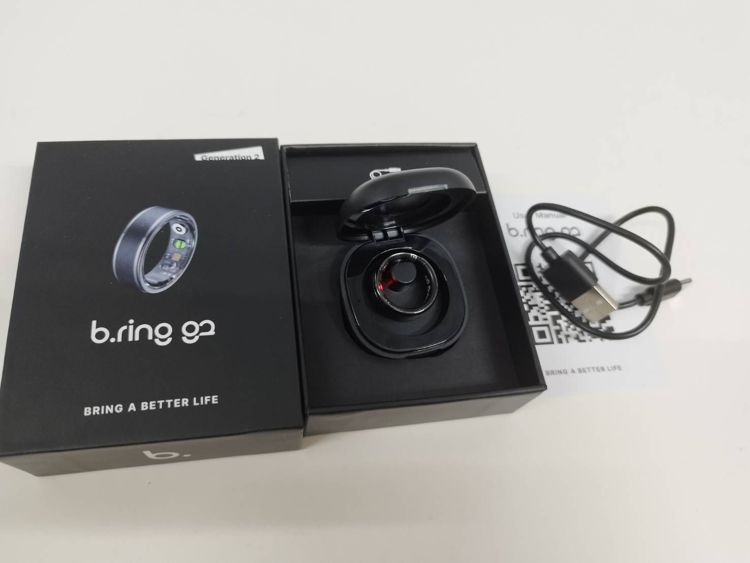 美品】b.ring G2 スマートリング 2025年製 サイズ07 - メルカリ