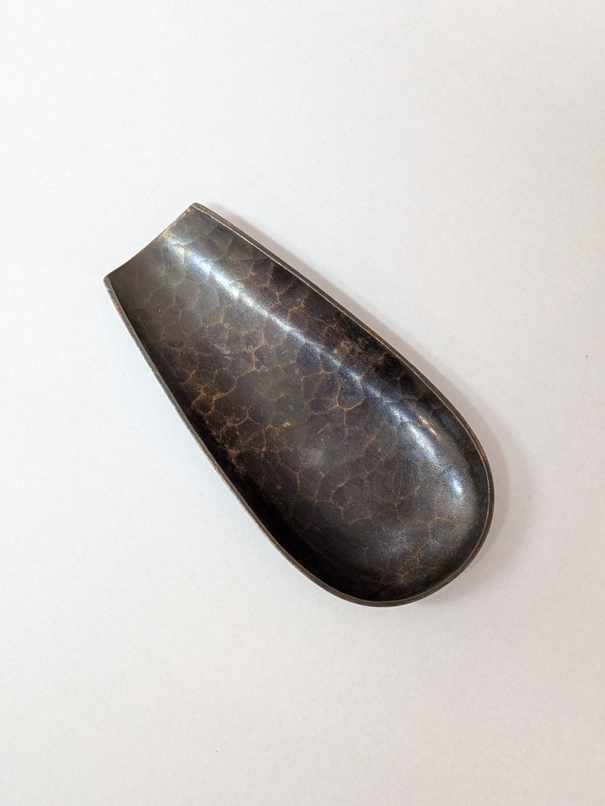 希少/伝統工芸品】芳燕堂 鎚起銅器 茶筒 燕三条 銅製 茶匙 茶道具 煎茶