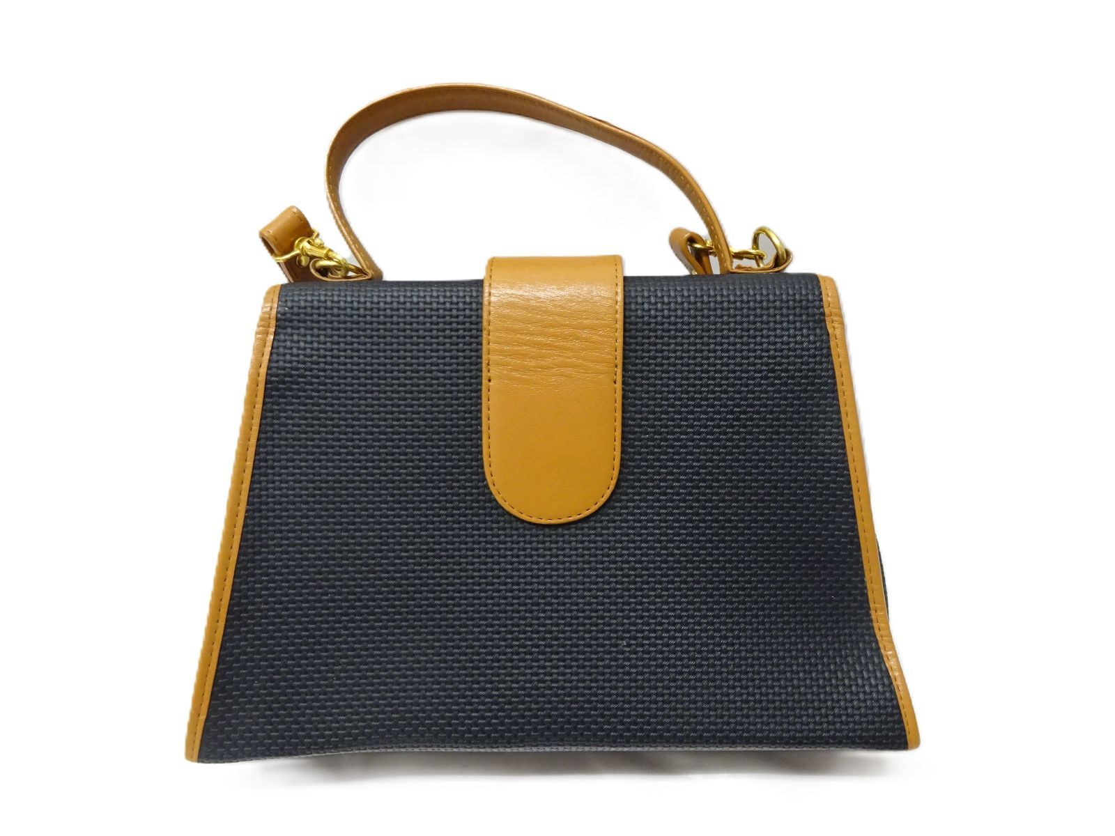 イヴ・サンローラン YSL 2WAY ハンドバッグ PVC ヴィンテージ バッグ 
