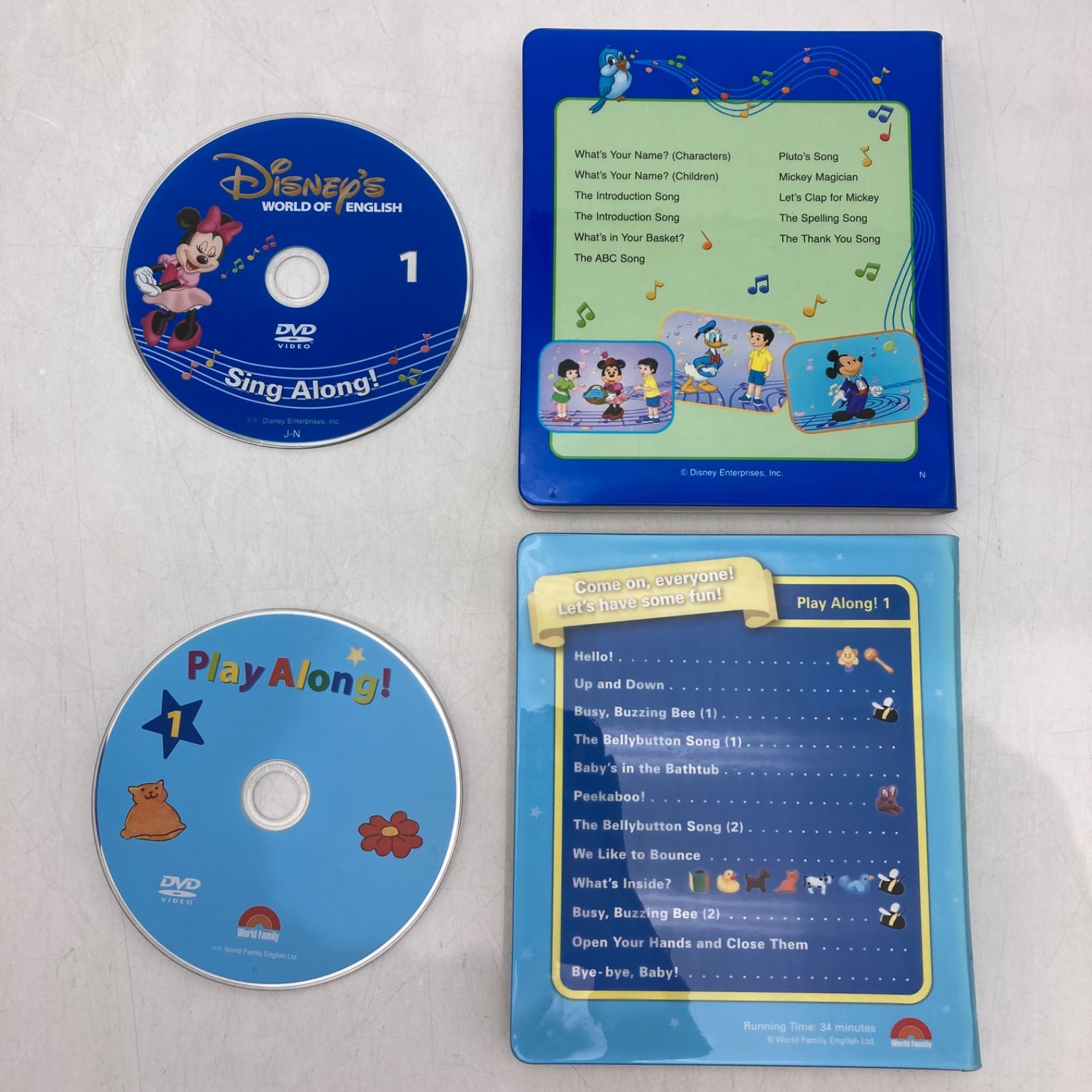 シングアロング プレイアロング 新子役DVD DWE ディズニー英語システム