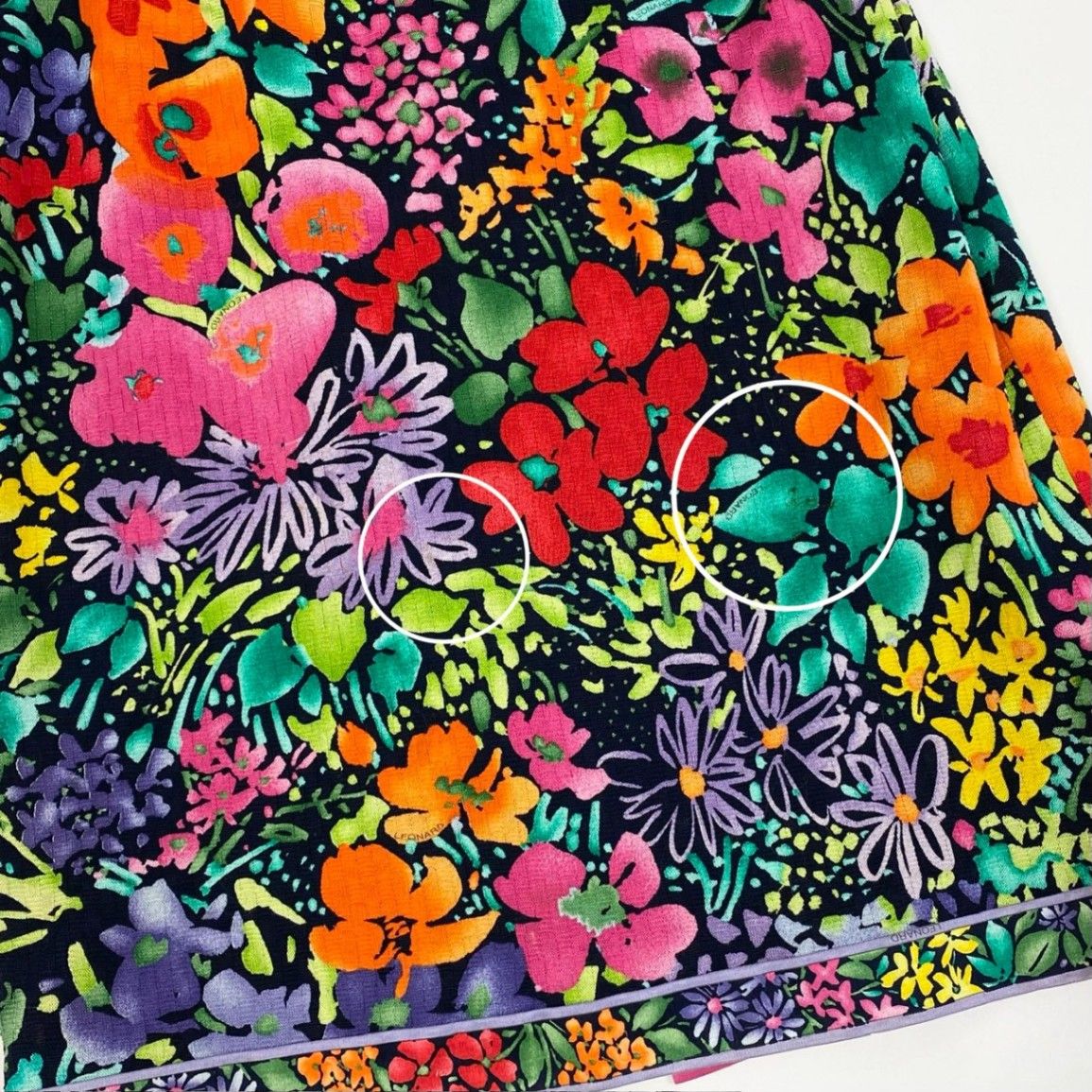 59b22 LEONARD FASHION レオナール ノースリーブワンピース 膝丈