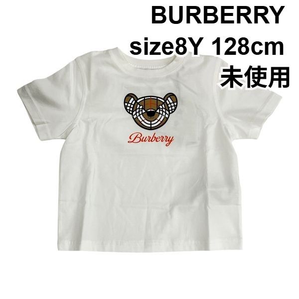BURBERRY 半袖トップス 128cm トップス バーバリー☆半袖袖チェックT