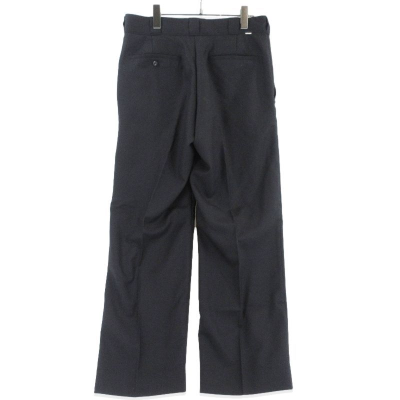 美品 OVY オヴィ ワイドスラックス Wool Super100's Twill Slacks 075