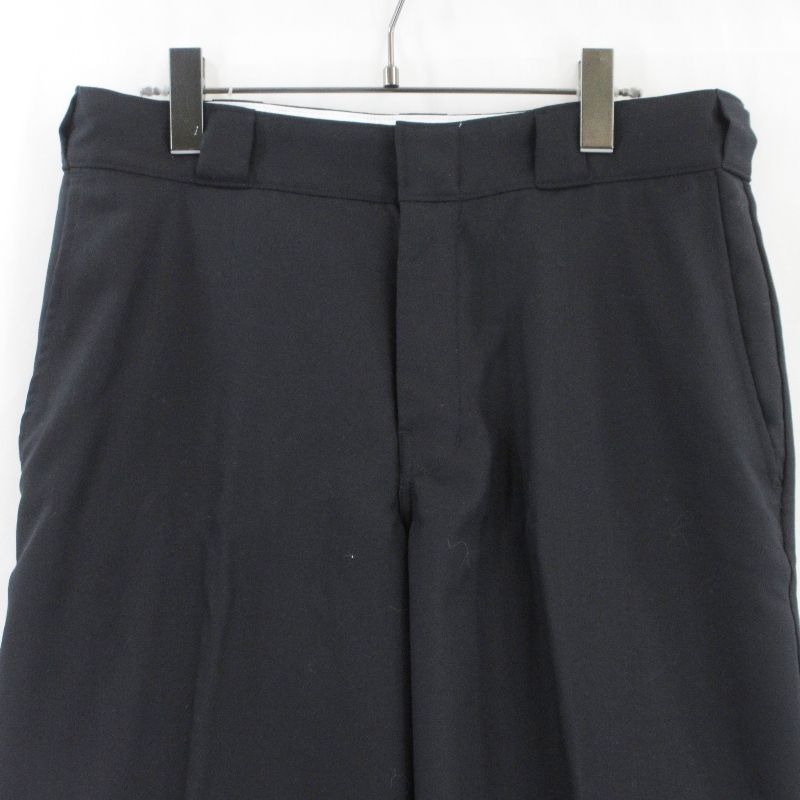 美品 OVY オヴィ ワイドスラックス Wool Super100's Twill Slacks 075