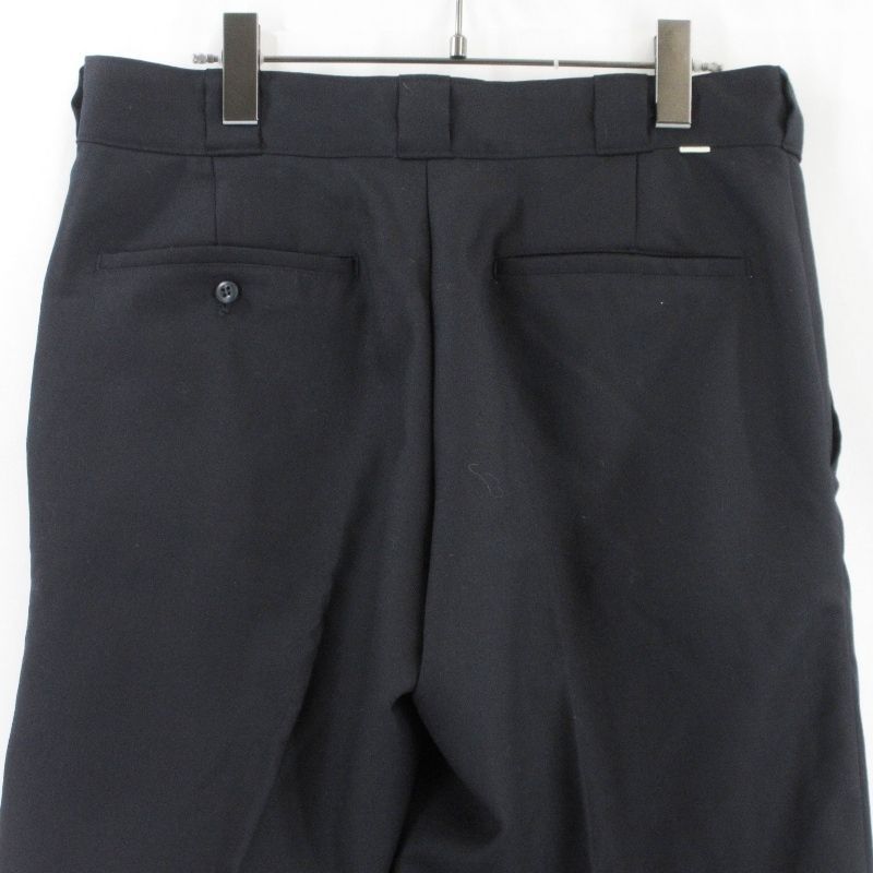 美品 OVY オヴィ ワイドスラックス Wool Super100's Twill Slacks 075
