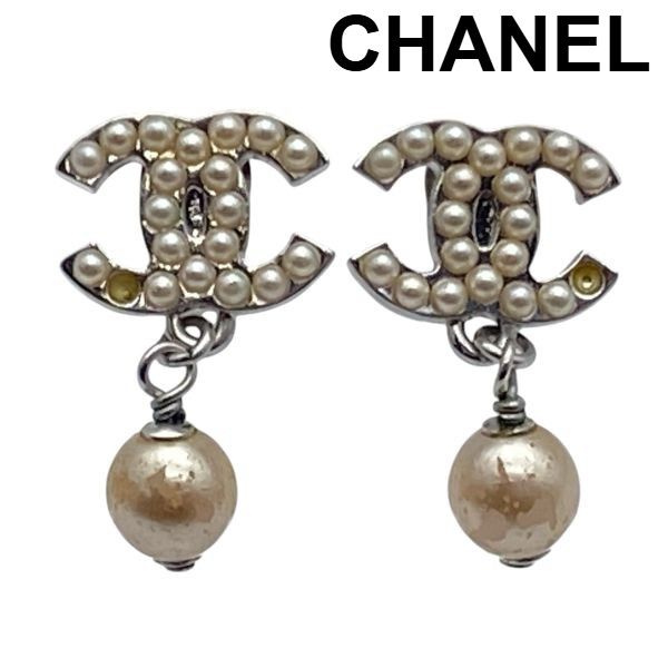 ○ シャネル CHANEL イヤリング スイングイヤリング ココマーク CCロゴ 