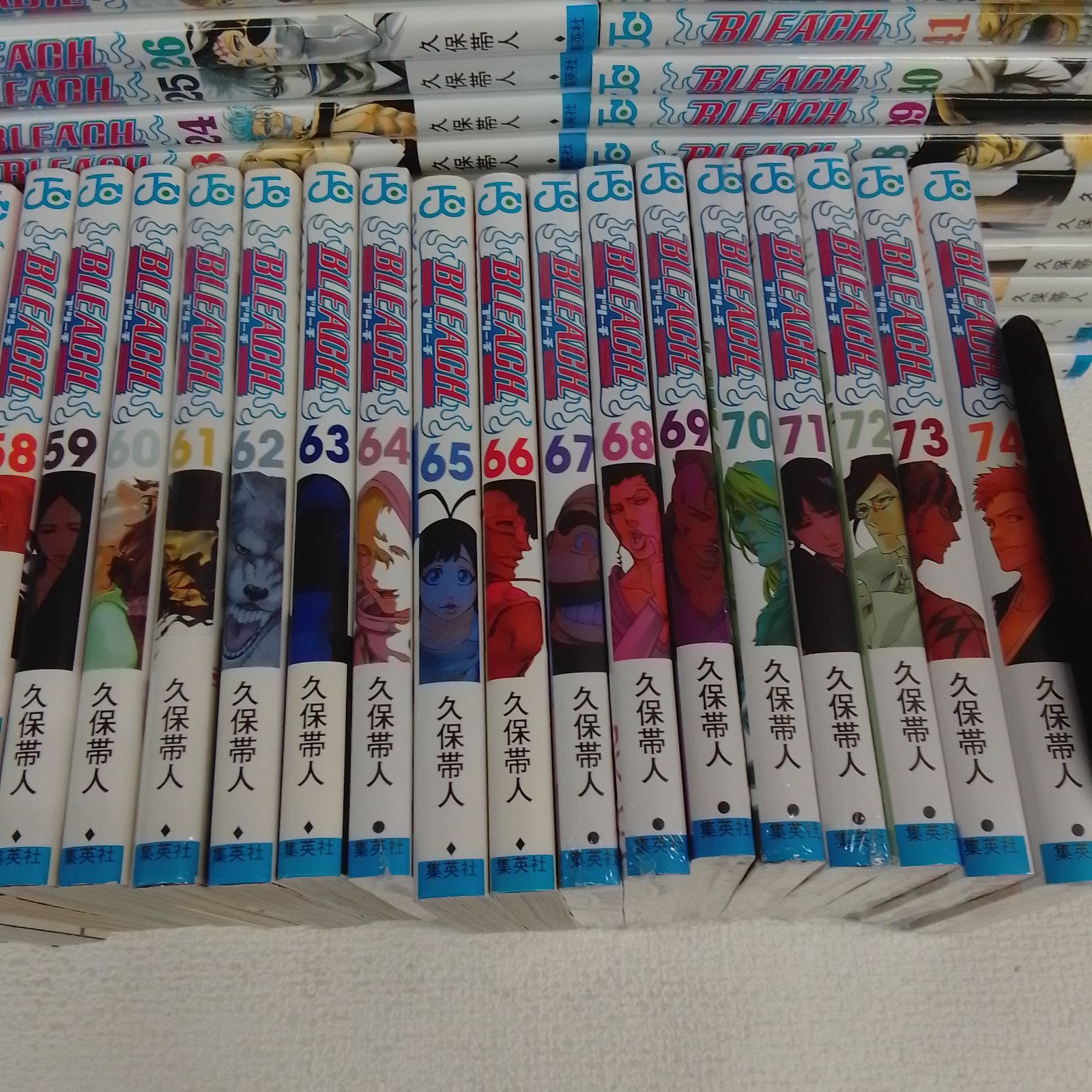 ☆【未開封あり】BLEACH ブリーチ 1～74巻 コミック全巻セット 久保帯