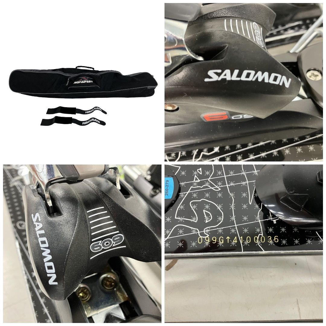 SALOMON 609 約97cm ショートスキー板 ウィンタースポーツ用品 中古