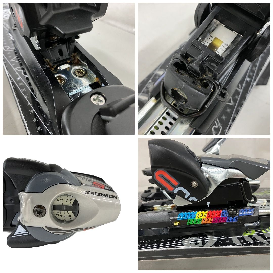 SALOMON 609 約97cm ショートスキー板 ウィンタースポーツ用品 中古