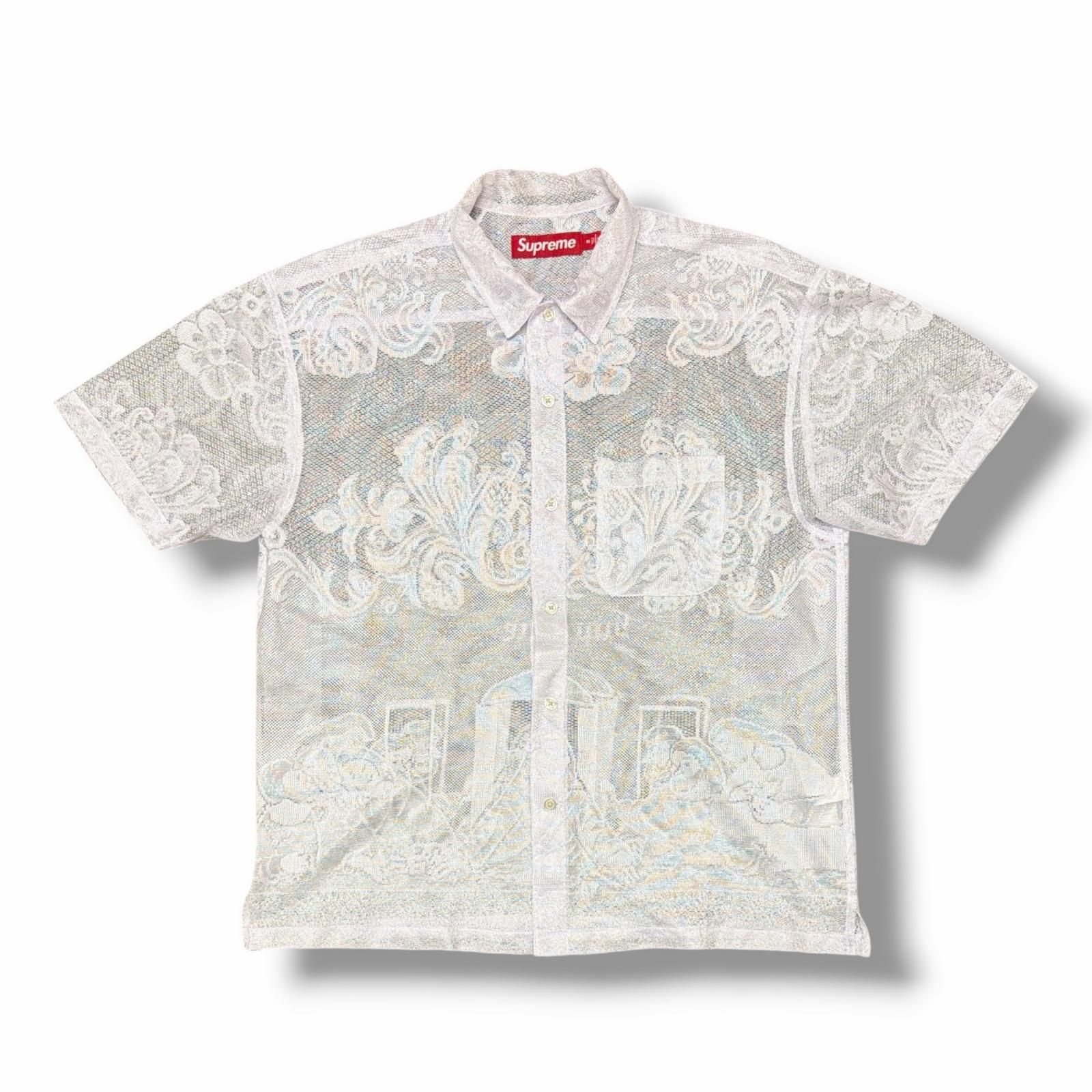 国内正規 Supreme 25SS Last Supper Lace S/S Shirt ラストサパー
