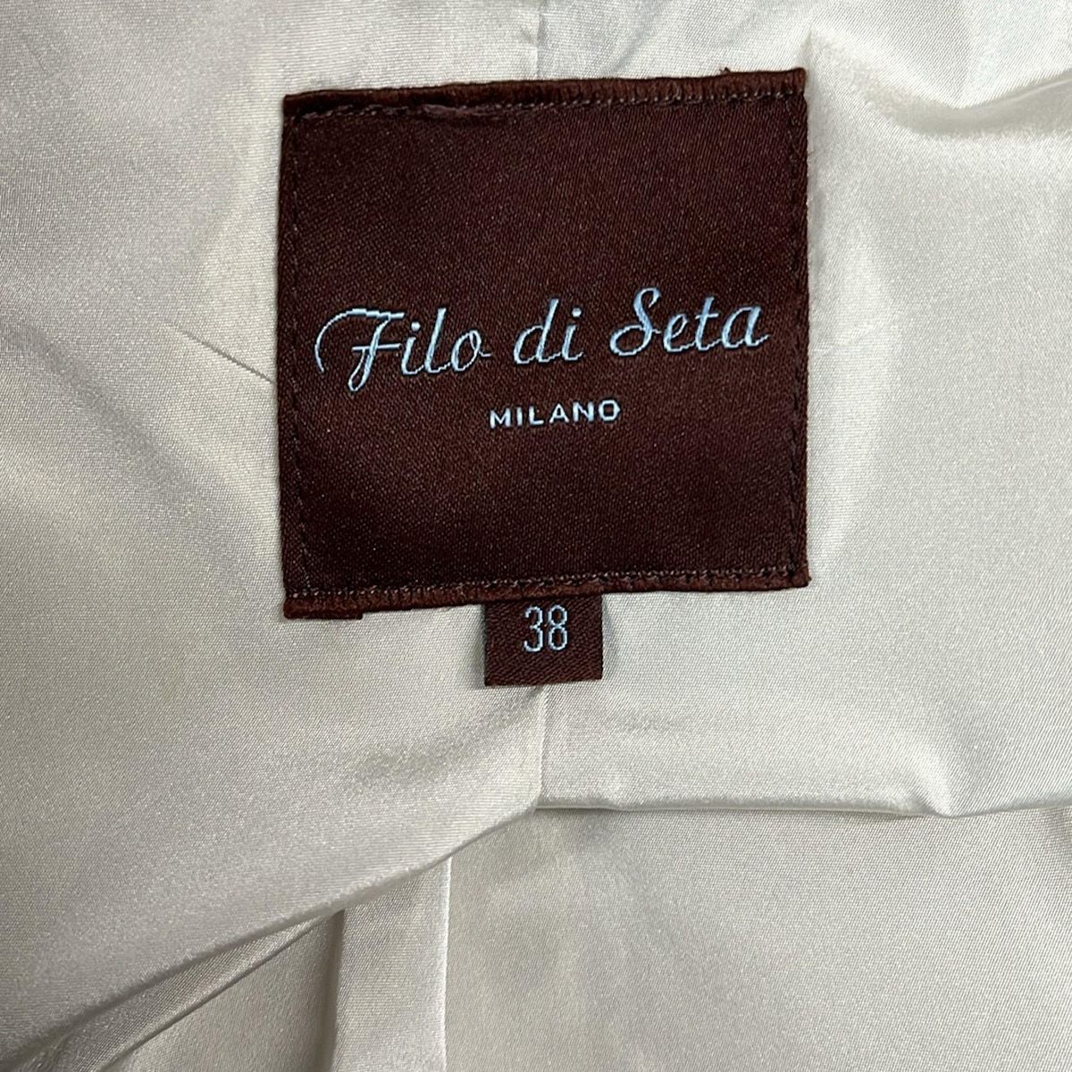Filo di Seta(フィロディセタ) ダウンコート サイズ38 M レディース 