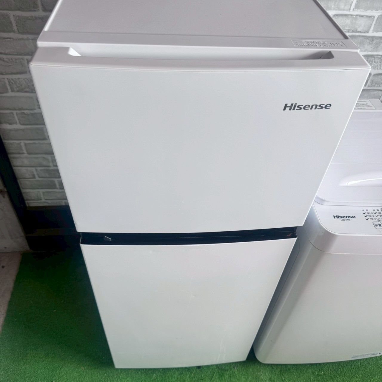 Hisense ハイセンス 冷蔵庫 120L 2ドア 2020年製 ホワイト HR-B1202