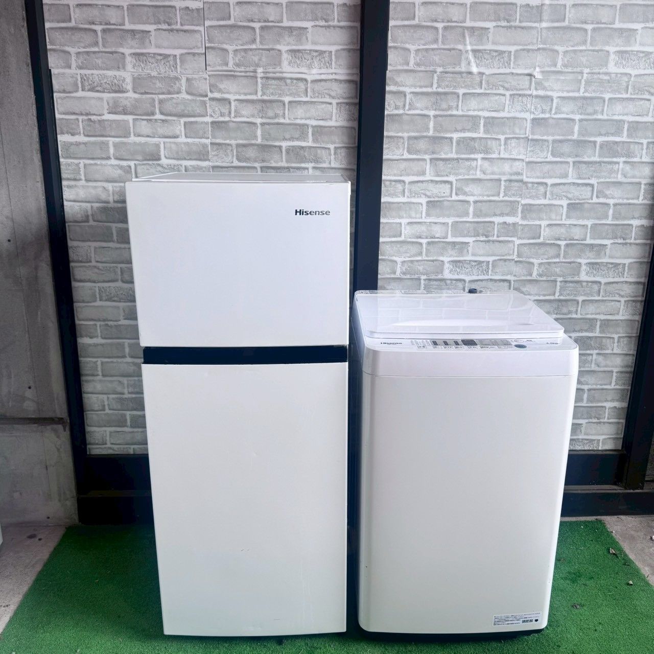 Hisense ハイセンス 冷蔵庫 120L 2ドア 2020年製 ホワイト HR-B1202