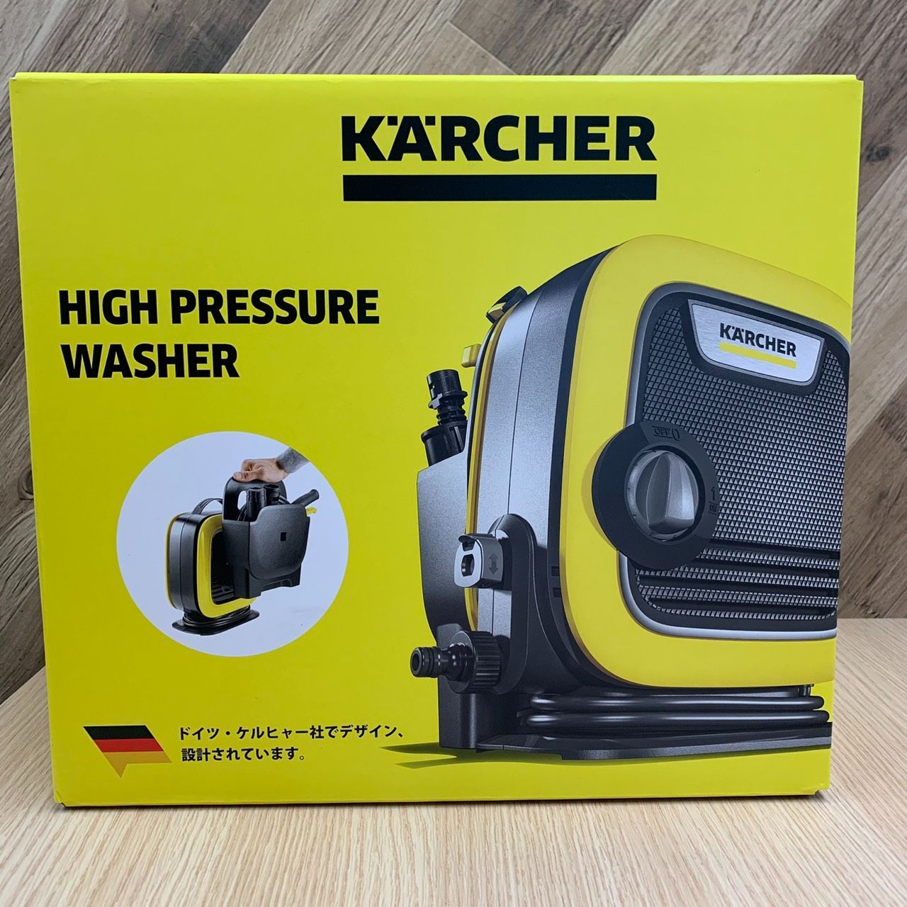 【彦】 Kärcher ケルヒャー 高圧洗浄機 K MINI 自吸水道兼用セット 未開封 【4847HK】F2