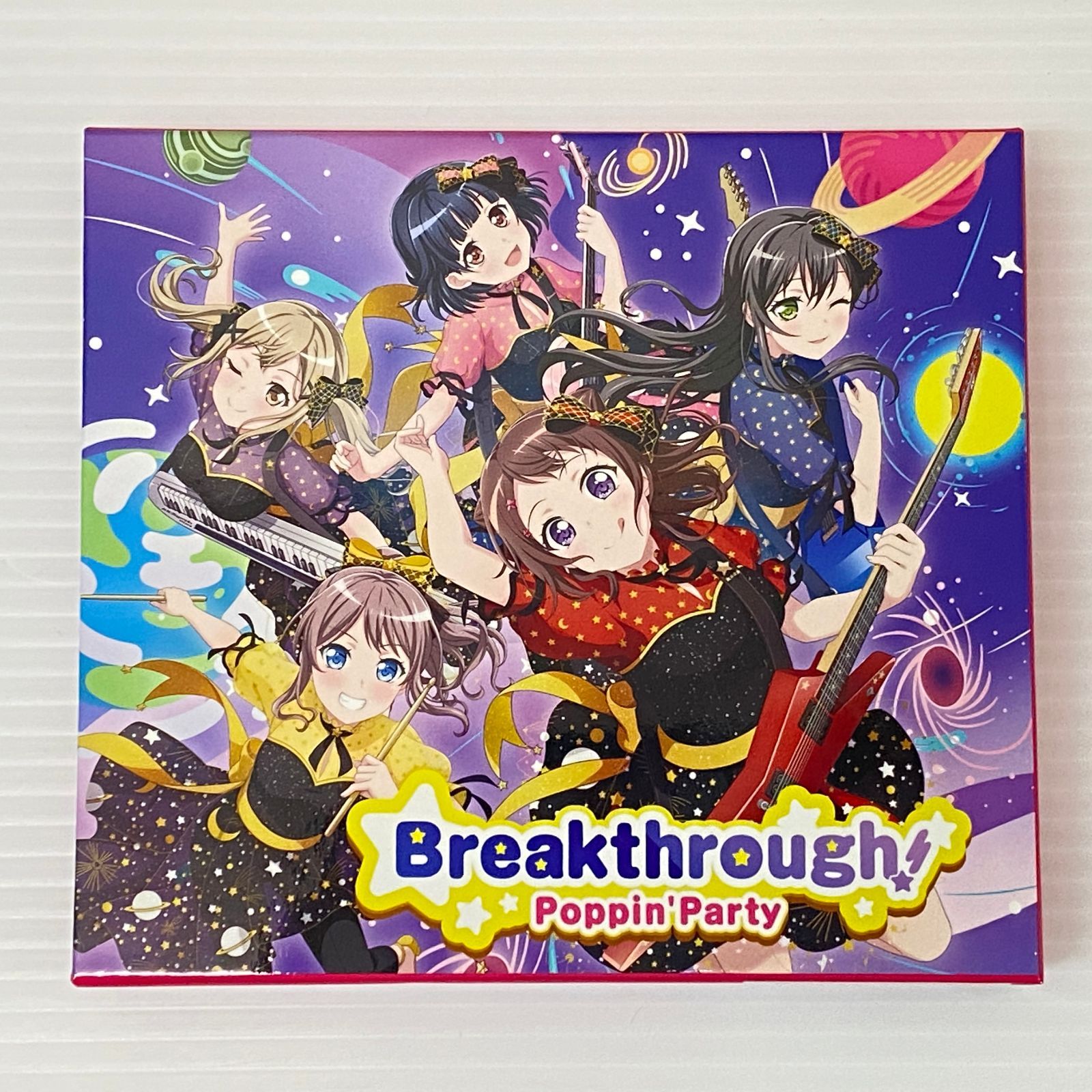 □Poppin'party Breakthrough! BanG Dream! ポピパ [CD+Blu-ray] 中古