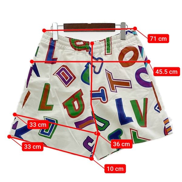 LOUIS VUITTON NBA ルイヴィトン ショートパンツ グラフィックロゴ