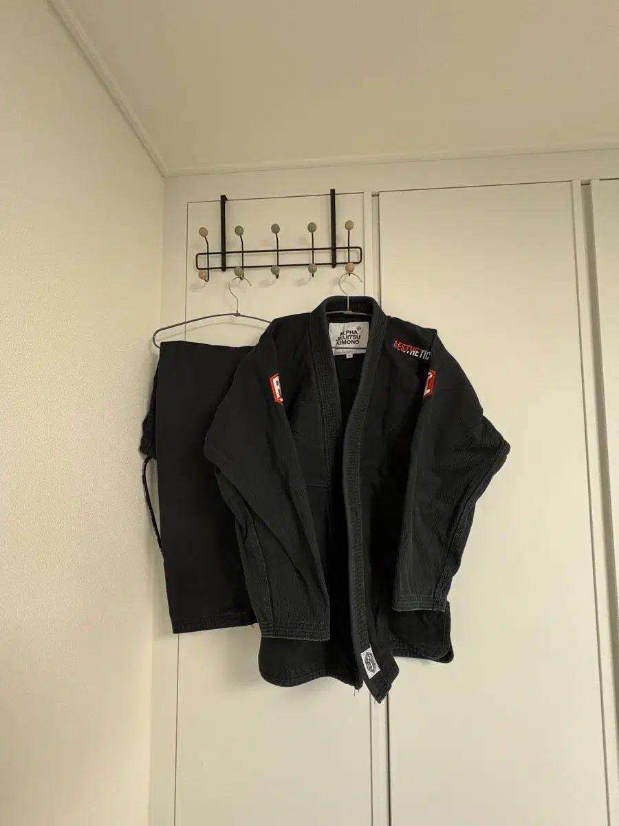 Aesthetic アルファ 柔術 Jiu-Jitsu 柔道着 ブラック A2 + バッグ