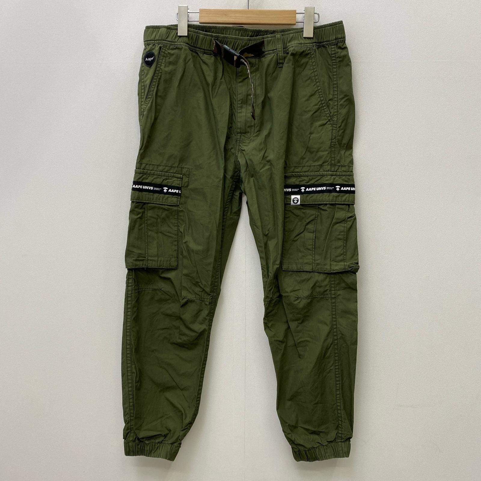 【加古川店】 中古 AAPE BY A BATHING APE | エーエイプバイアベイシングエイプ カーゴパンツ AAPPTM6607XXE カーキ サイズ：M 【107】