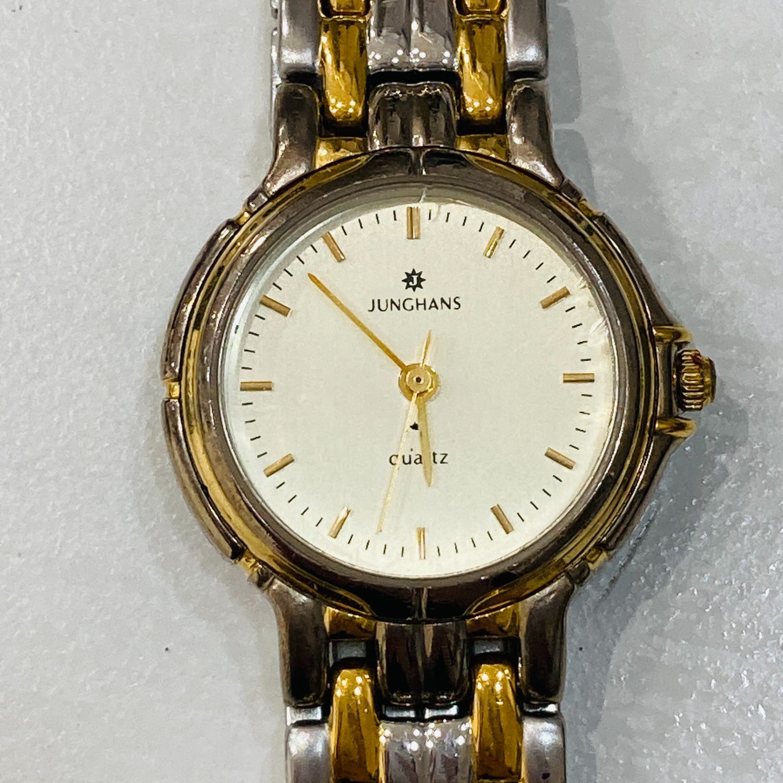 A【正規品ベルト】ユンハンス JUNGHANS コンビカラー レディース 