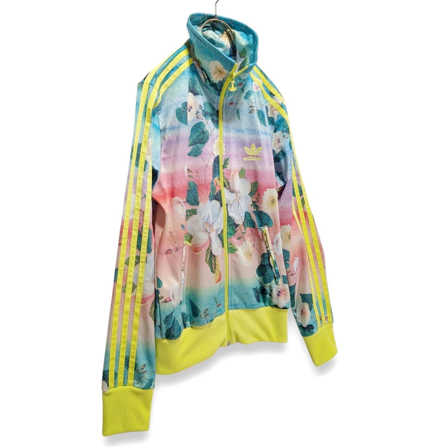 美品 アディダス adidas ファーム 花 ジャージ M ジャケット 美品