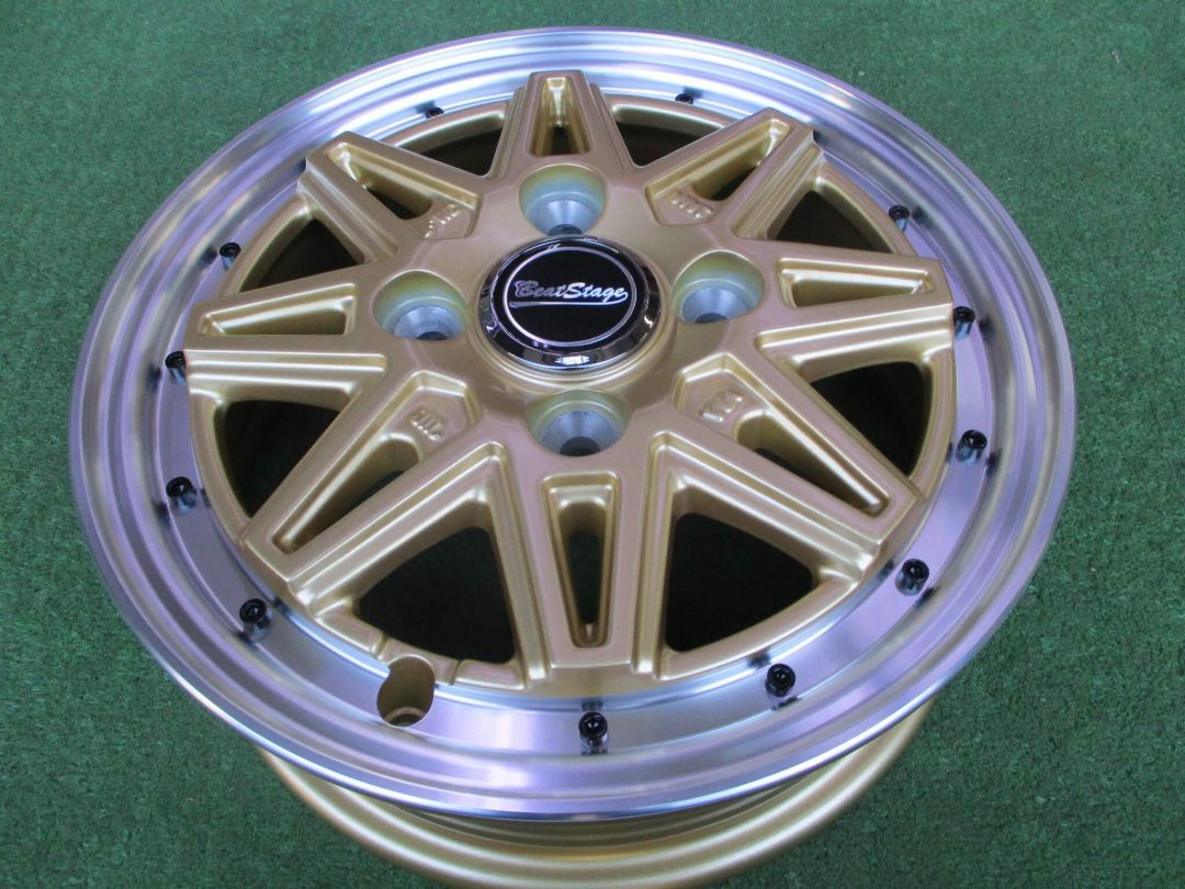軽バン 軽トラックなどに ブレスト ビートステージES-C 4.0J-12インチ