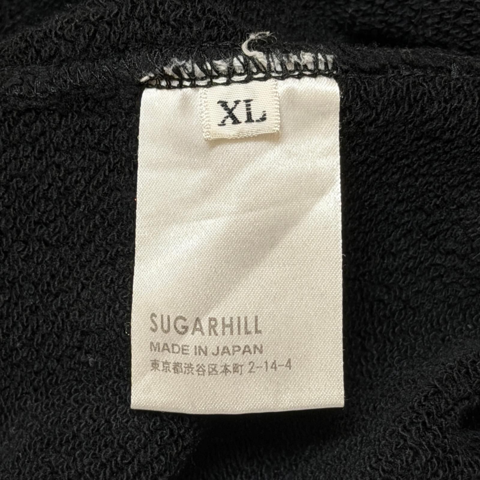 SUGARHILL  ロゴ刺繍パーカー  スウェットフーディー  シュガーヒル 18AW-SW-02 ブラック XL （16252M） SUGARHILL ロゴ刺繍パーカー スウェットフーディー シュガーヒル 18AW