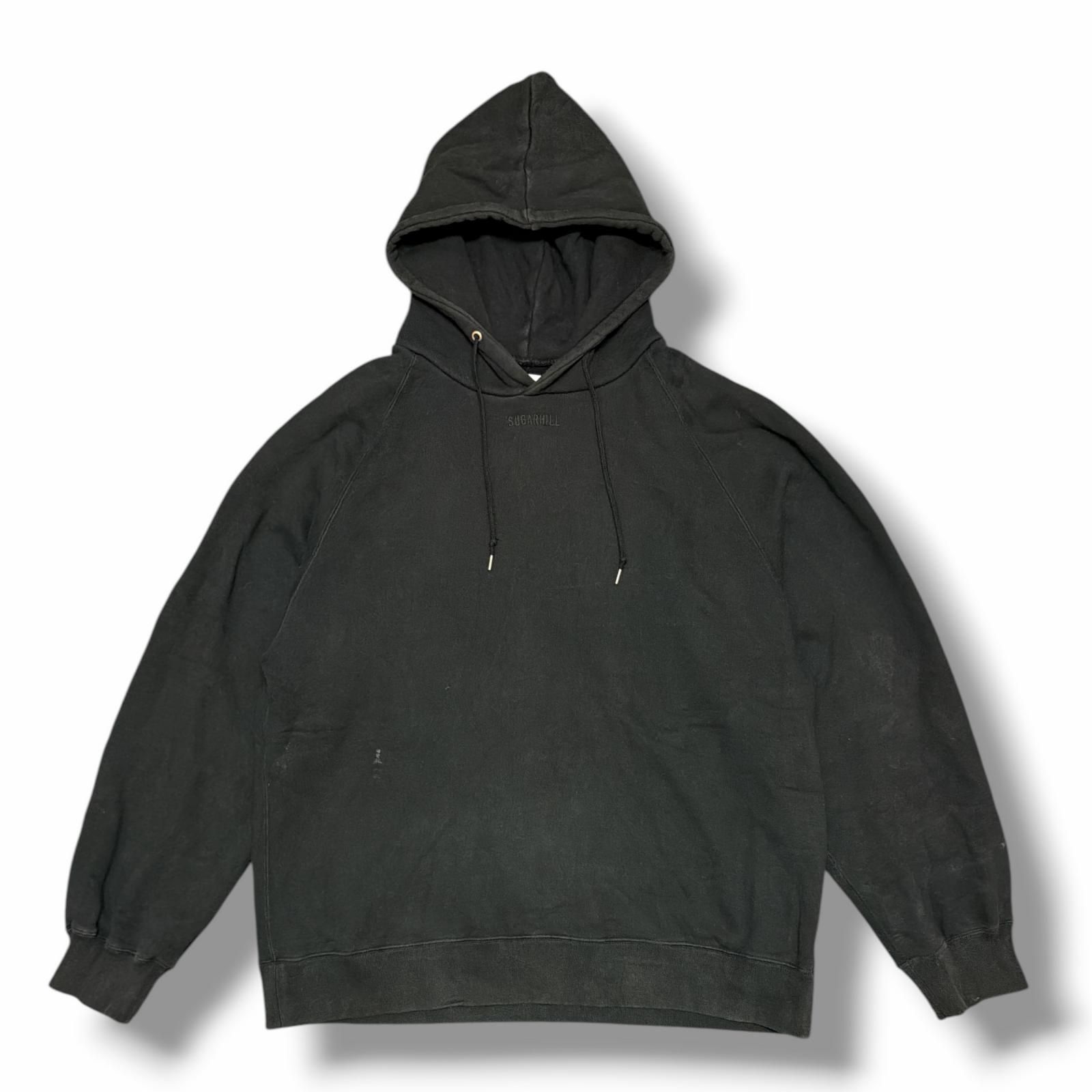 SUGARHILL  ロゴ刺繍パーカー  スウェットフーディー  シュガーヒル 18AW-SW-02 ブラック XL （16252M） SUGARHILL ロゴ刺繍パーカー スウェットフーディー シュガーヒル 18AW