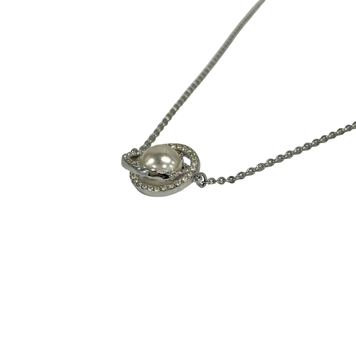 セール，低価 SWAROVSKI(スワロフスキー) ネックレス美品 - シルバー 