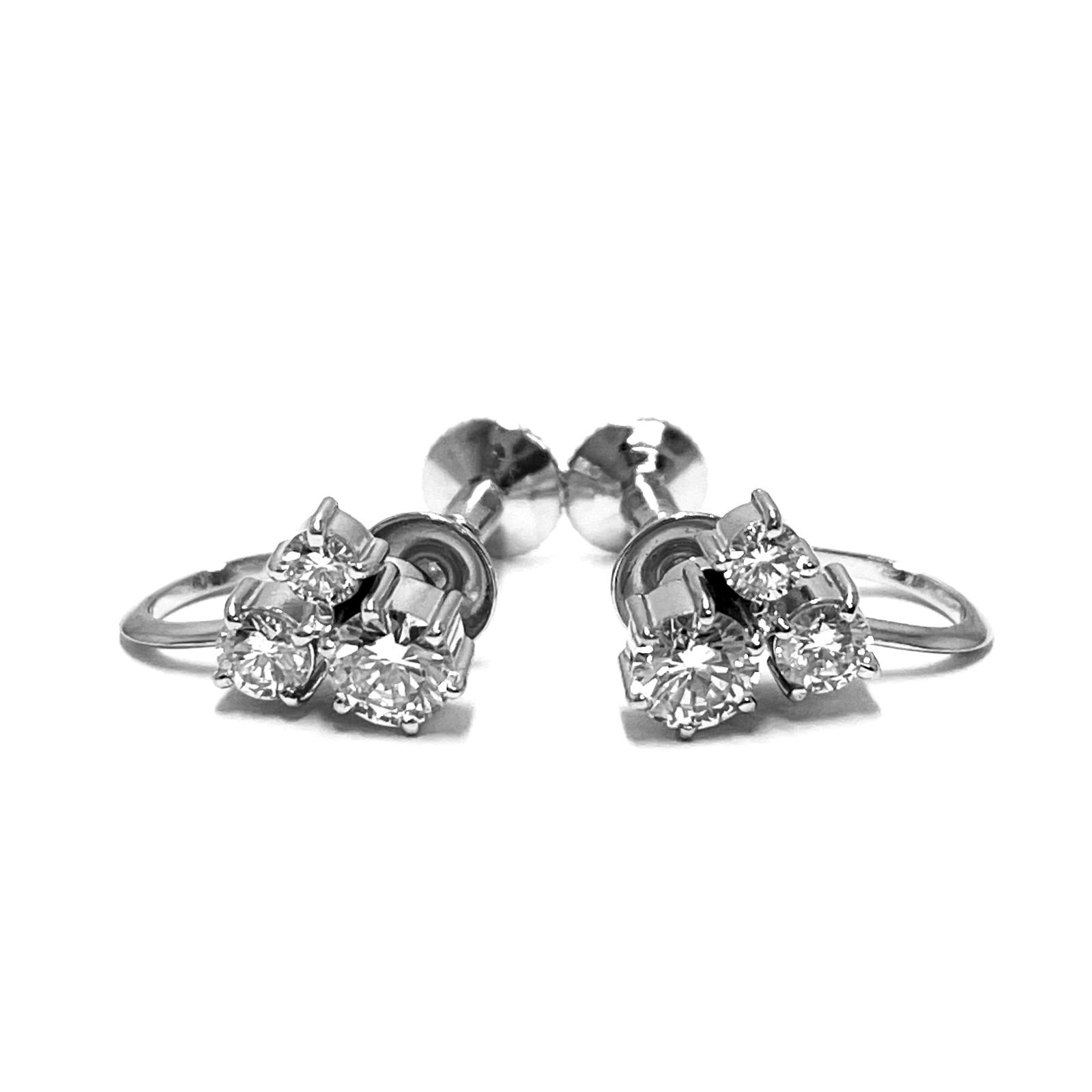 TASAKI / タサキ ダイヤイヤリング Pt900 0.34ct/0.34ct - メルカリ