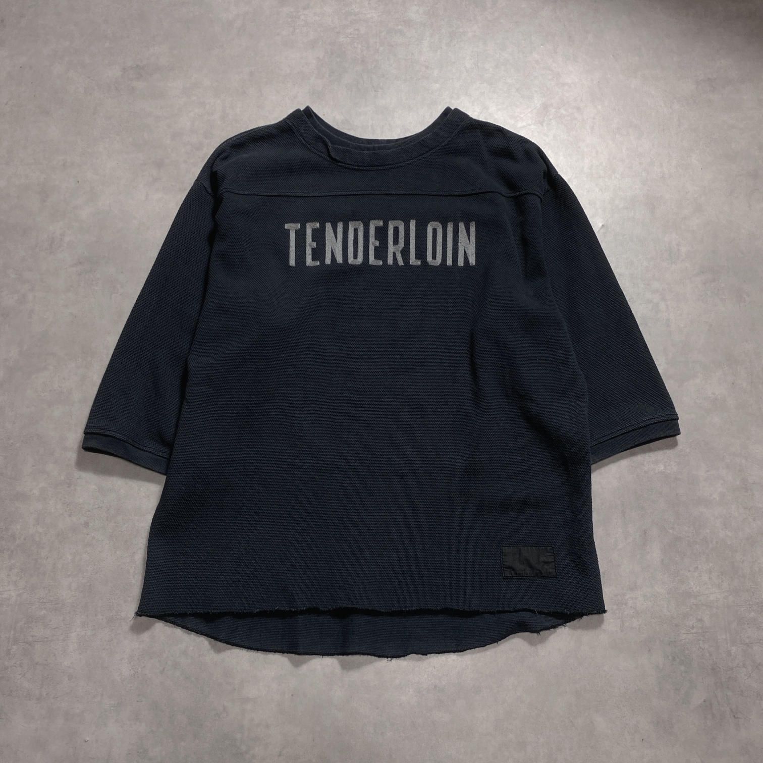 GQ5641◇TENDERLOIN : MOSS STITCH NFL◇L◇フェードブラック系 定価