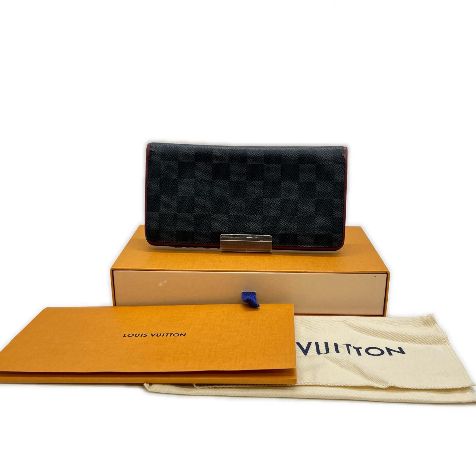 LOUIS VUITTON ルイヴィトン 2つ折り長財布 ダミエ ポルトフォイユ 